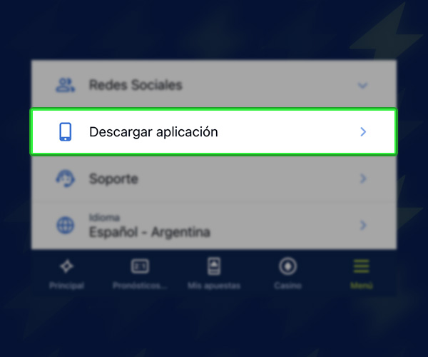 Descarga el archivo APK